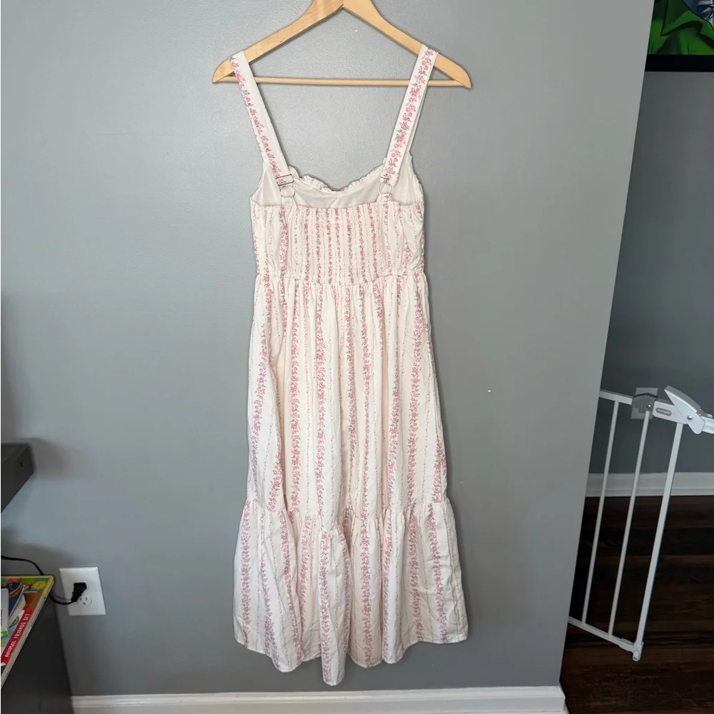 NWT Blu Pepper Ribbon Floral Midi Dress - Flawed - Picture 3 of 14
